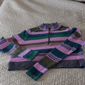 Free People Striped Multicolor Women's Sweater